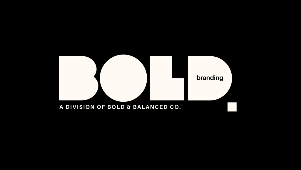 Bold Branding Company logo – modern, professional brand design featuring strong typography and clean lines, representing expert logo creation, visual identity development, and small business branding services.